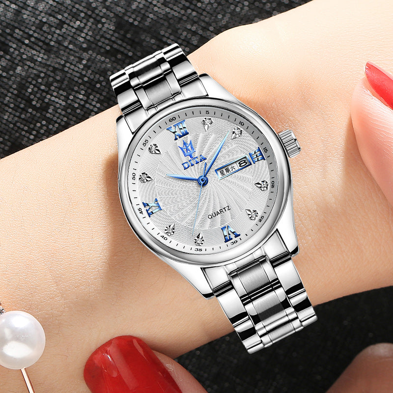 Couple Watch Set | His & Hers Waterproof Matching Quartz Watches for Lovers