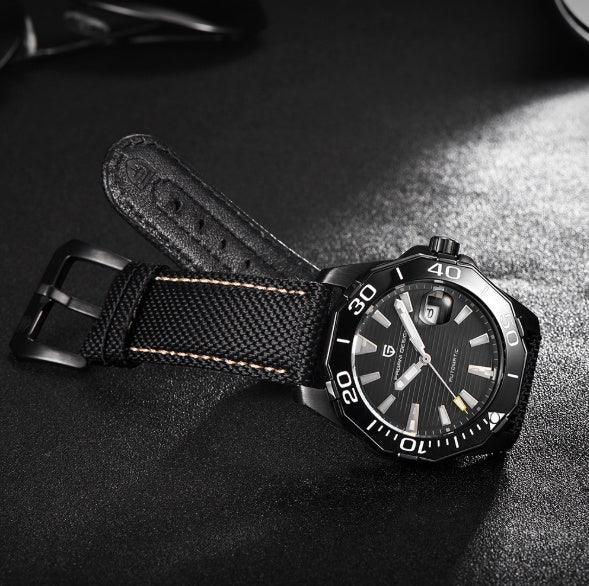 Men’s Automatic Mechanical Watch | Luxury Skeleton Stainless Steel Watch for Men