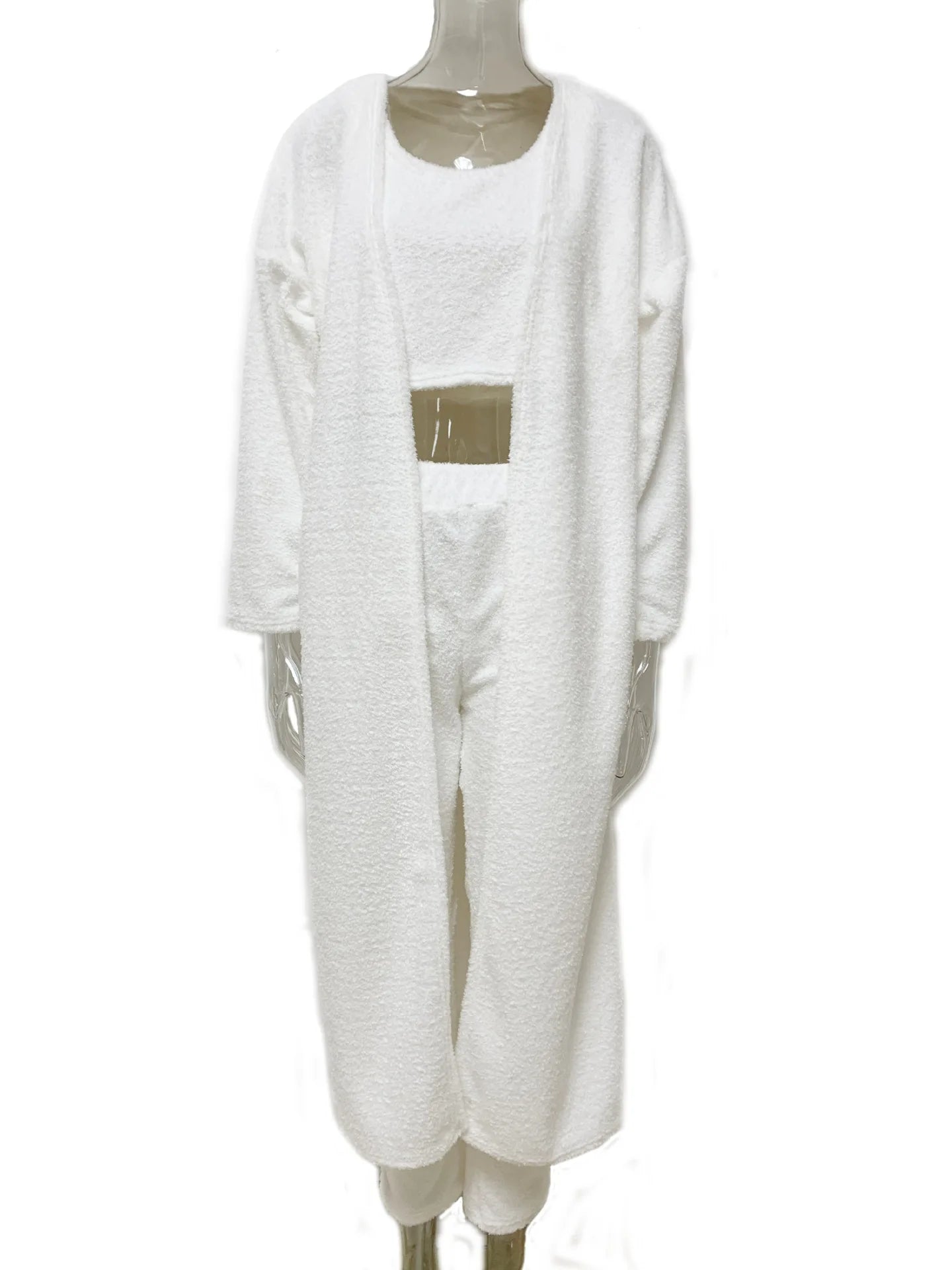 Kavari Royale 3-Piece Fleece Loungewear Set – Ultra Soft Comfort Wear