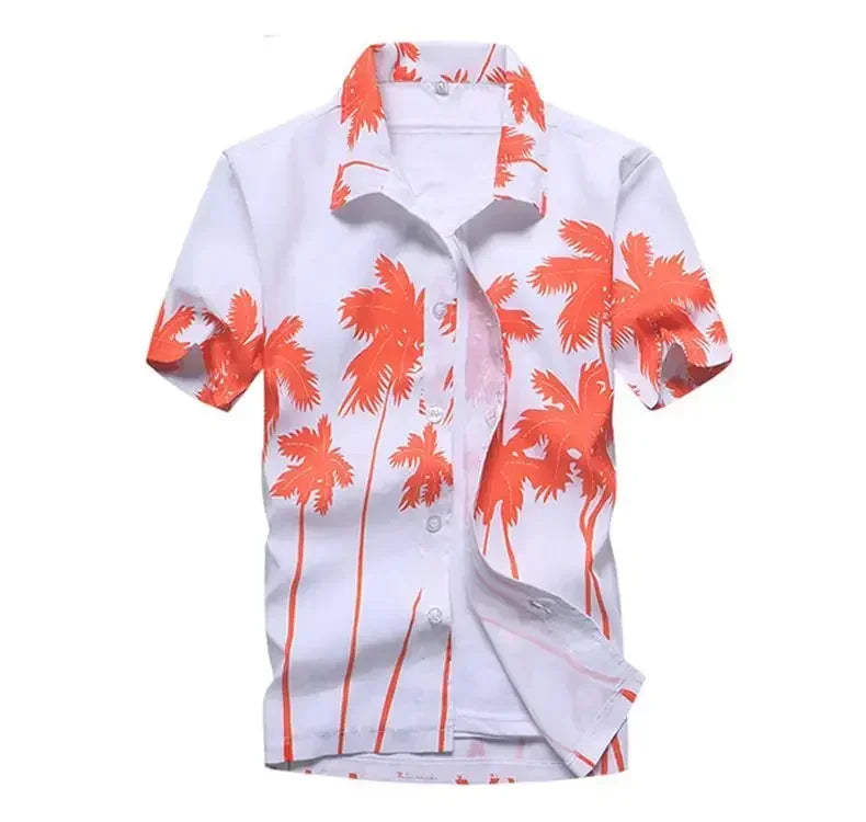 Kavari Royale Men’s Hawaiian Shirt – Casual Colorful Printed Beach Aloha Short Sleeve Plus Size (Up to 5XL)