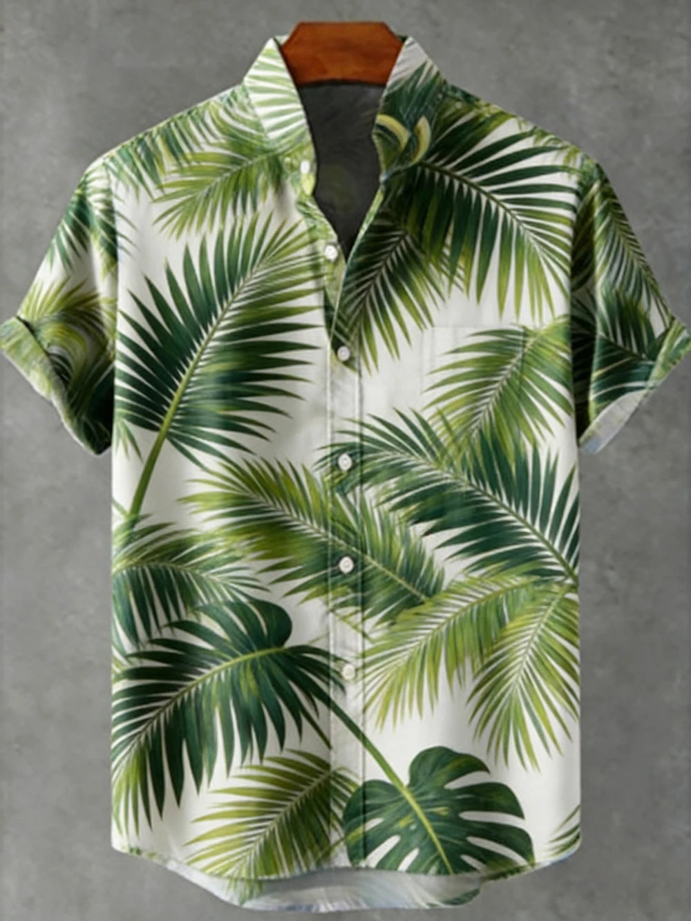 Kavari Royale Men’s Linen Lapel Shirt – Ethnic Totem 3D Printed Hawaiian Short Sleeve Vacation Party Wear