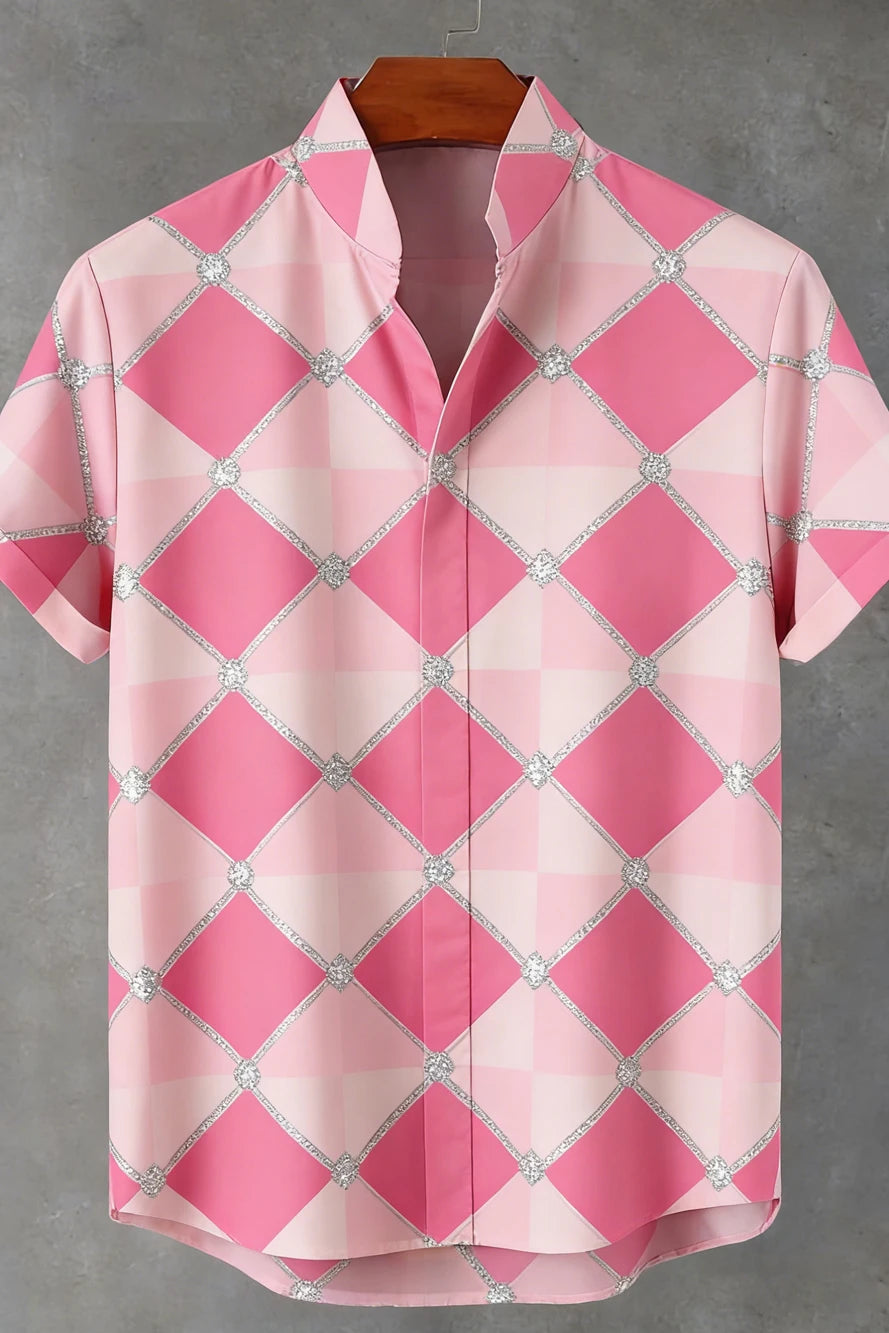 Kavari Royale Men’s Tiger & Phoenix 3D Printed Linen Shirt – Hawaiian Casual Short Sleeve Outdoor Wear 2026