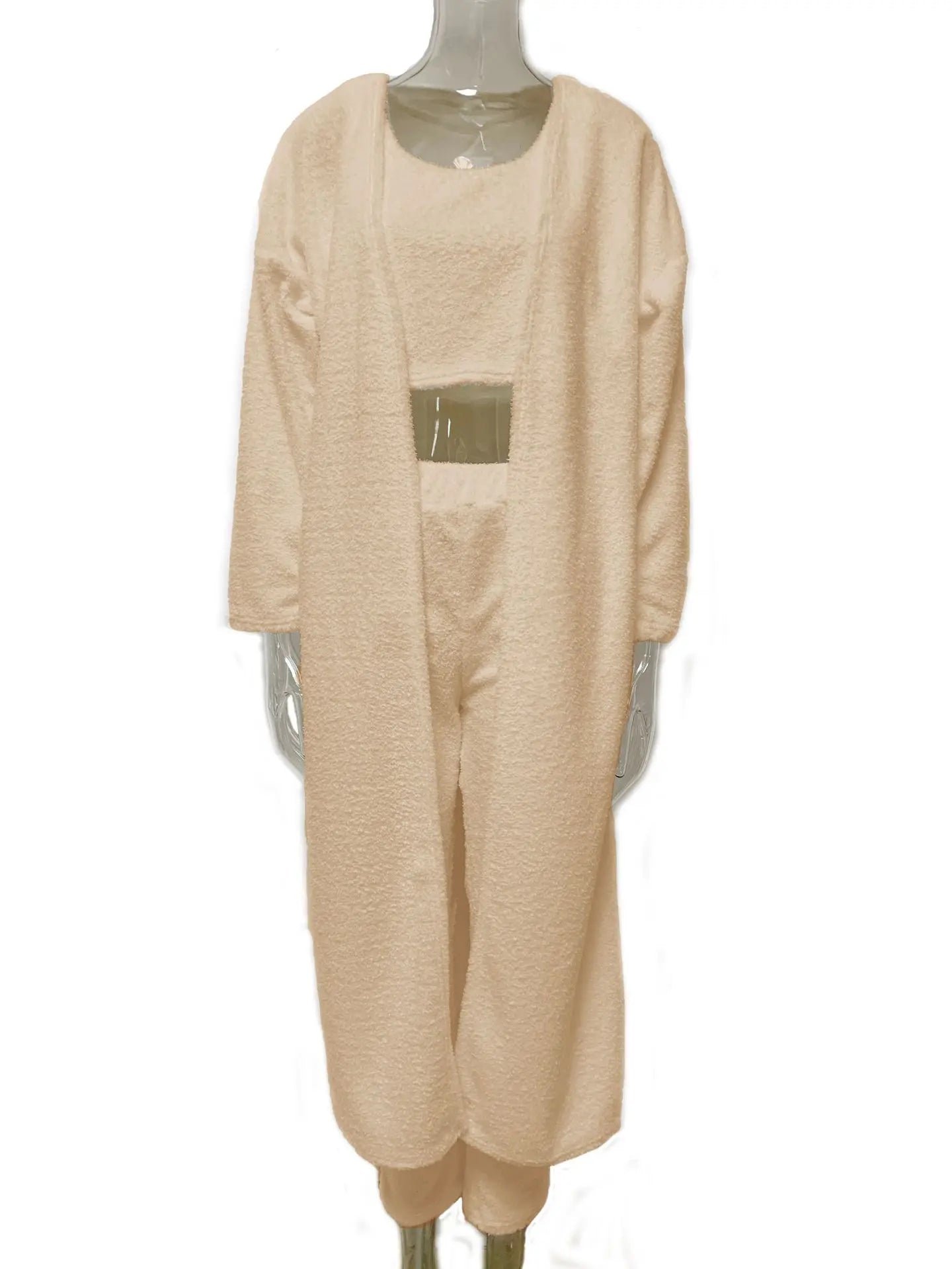 Kavari Royale 3-Piece Fleece Loungewear Set – Ultra Soft Comfort Wear