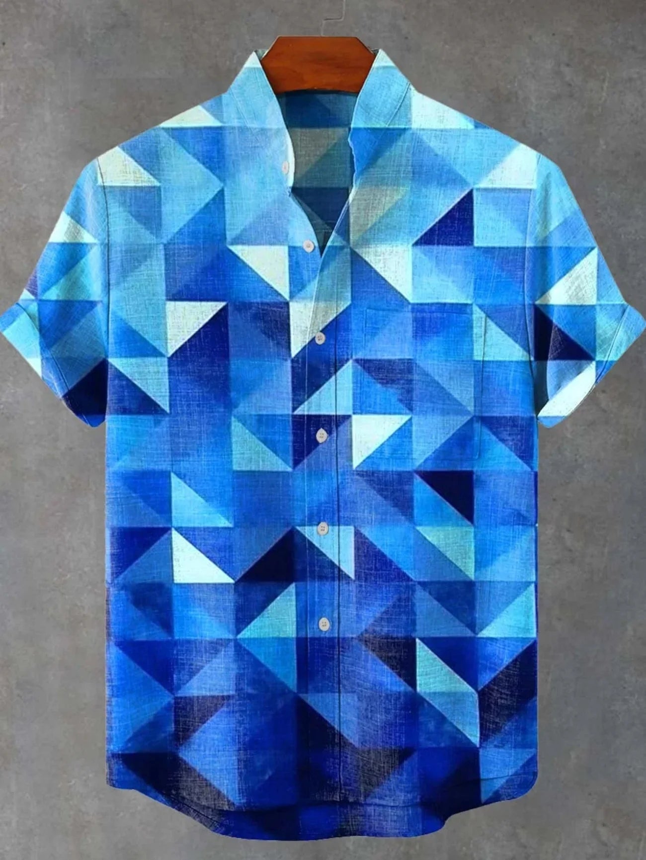 Kavari Royale Men’s Artistic Print Linen Shirt – Casual Short Sleeve Minimal Pattern Top | Fast Delivery