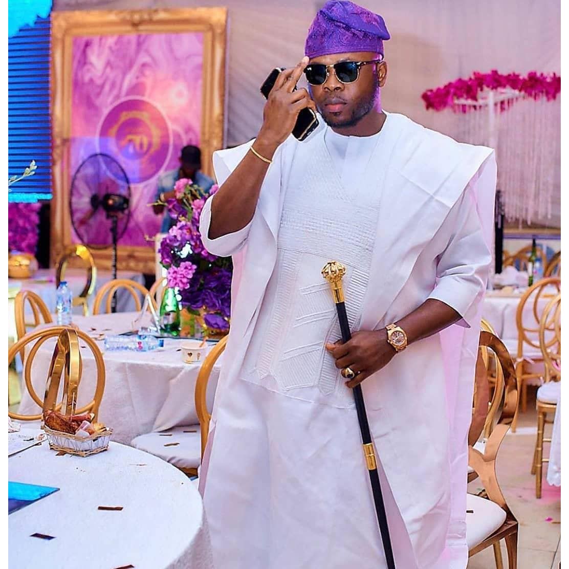 Kavari Royale Atelier White Agbada | Men’s African Wedding Suit