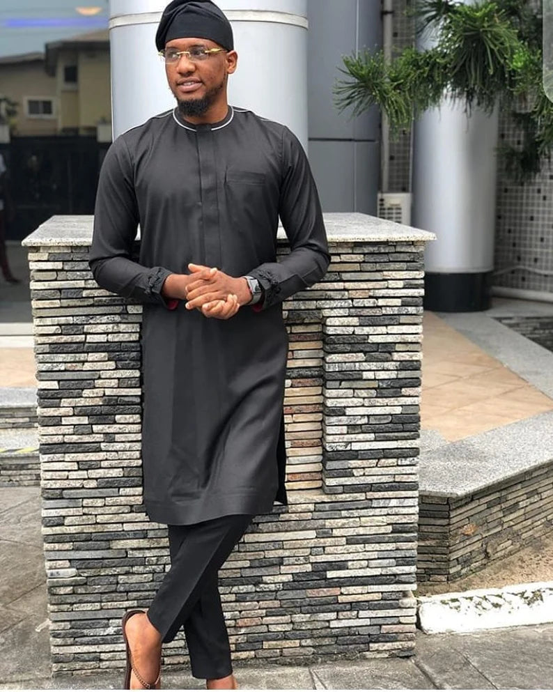 Kavari Royale Brown Senator Suit – Tailored African Men’s Wear