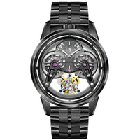 Men’s Luxury Tourbillon Watch | Armor Design Automatic Skeleton Mechanical Watch