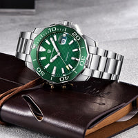 Men’s Automatic Mechanical Watch | Luxury Skeleton Stainless Steel Watch for Men