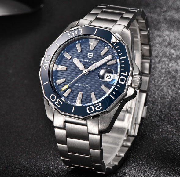 Men’s Automatic Mechanical Watch | Luxury Skeleton Stainless Steel Watch for Men