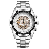 Men’s Automatic Mechanical Watch | Full Auto Stainless Steel Strap Elegant Wristwatch