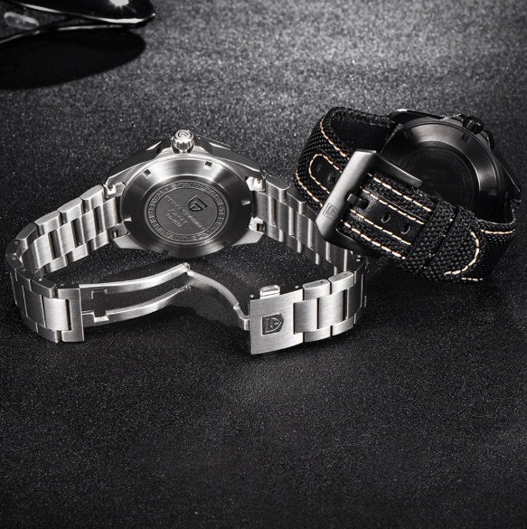 Men’s Automatic Mechanical Watch | Luxury Skeleton Stainless Steel Watch for Men