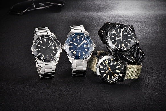 Men’s Automatic Mechanical Watch | Luxury Skeleton Stainless Steel Watch for Men