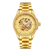 Men’s Automatic Mechanical Watch | Senas SN019 Skeleton Waterproof Business & Casual Watch