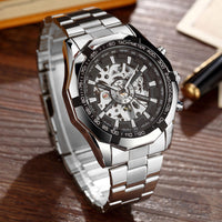 Men’s Automatic Mechanical Watch | Full Auto Stainless Steel Strap Elegant Wristwatch
