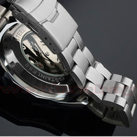 Men’s Automatic Mechanical Watch | Full Auto Stainless Steel Strap Elegant Wristwatch