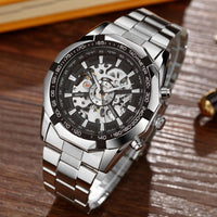 Men’s Automatic Mechanical Watch | Full Auto Stainless Steel Strap Elegant Wristwatch