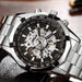 Men’s Automatic Mechanical Watch | Full Auto Stainless Steel Strap Elegant Wristwatch