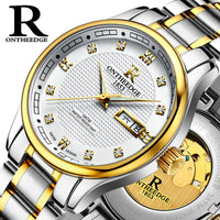 Men’s Automatic Mechanical Watch | Rui Edge Hollow Luminous Stainless Steel Business Watch