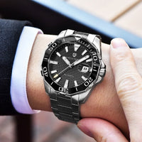 Men’s Automatic Mechanical Watch | Luxury Skeleton Stainless Steel Watch for Men
