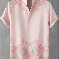 Kavari Royale Men’s Tiger & Phoenix 3D Printed Linen Shirt – Hawaiian Casual Short Sleeve Outdoor Wear 2026