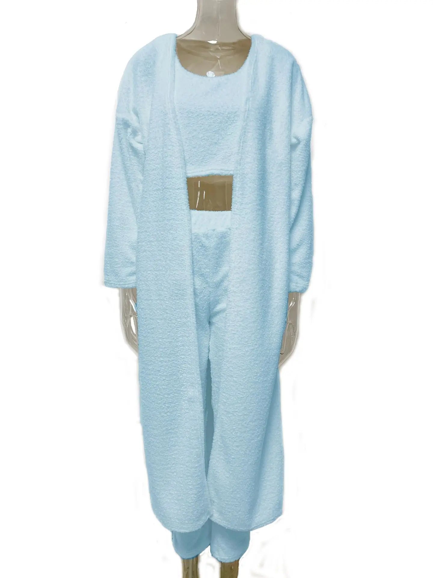 Kavari Royale 3-Piece Fleece Loungewear Set – Ultra Soft Comfort Wear
