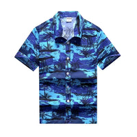 Kavari Royale Men’s Hawaiian Shirt – Casual Colorful Printed Beach Aloha Short Sleeve Plus Size (Up to 5XL)