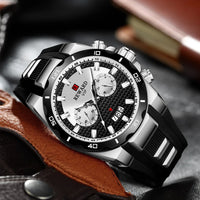 Kavari Royale REWARD Chronograph Watch – Men’s Sport Luxury Silicone Strap