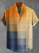 Kavari Royale Men’s Artistic Print Linen Shirt – Casual Short Sleeve Minimal Pattern Top | Fast Delivery