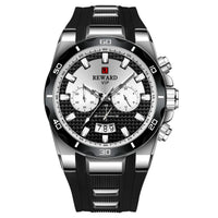 Kavari Royale REWARD Chronograph Watch – Men’s Sport Luxury Silicone Strap
