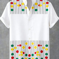 Kavari Royale Men’s Tiger & Phoenix 3D Printed Linen Shirt – Hawaiian Casual Short Sleeve Outdoor Wear 2026