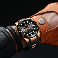 Kavari Royale REWARD Chronograph Watch – Men’s Sport Luxury Silicone Strap