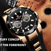 Kavari Royale REWARD Chronograph Watch – Men’s Sport Luxury Silicone Strap