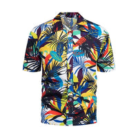 Kavari Royale Men’s Hawaiian Shirt – Casual Colorful Printed Beach Aloha Short Sleeve Plus Size (Up to 5XL)