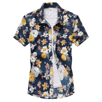 Kavari Royale Men’s Hawaiian Shirt – Casual Colorful Printed Beach Aloha Short Sleeve Plus Size (Up to 5XL)