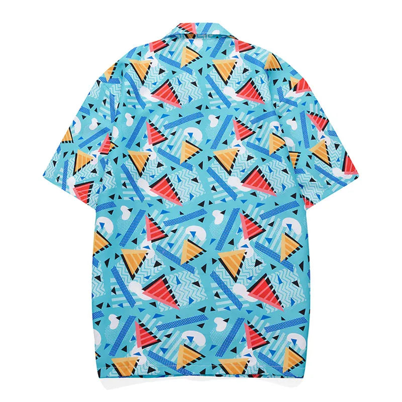 Kavari Royale Men’s Hawaiian Shirt – Casual Colorful Printed Beach Aloha Short Sleeve Plus Size (Up to 5XL)