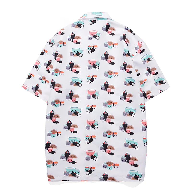 Kavari Royale Men’s Hawaiian Shirt – Casual Colorful Printed Beach Aloha Short Sleeve Plus Size (Up to 5XL)