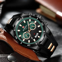 Kavari Royale REWARD Chronograph Watch – Men’s Sport Luxury Silicone Strap