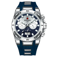 Kavari Royale REWARD Chronograph Watch – Men’s Sport Luxury Silicone Strap