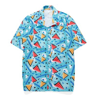 Kavari Royale Men’s Hawaiian Shirt – Casual Colorful Printed Beach Aloha Short Sleeve Plus Size (Up to 5XL)