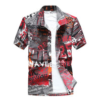 Kavari Royale Men’s Hawaiian Shirt – Casual Colorful Printed Beach Aloha Short Sleeve Plus Size (Up to 5XL)
