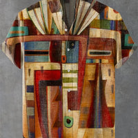 Kavari Royale Linen Striped Shirt – Short Sleeve Summer Essential