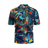 Kavari Royale Men’s Hawaiian Shirt – Casual Colorful Printed Beach Aloha Short Sleeve Plus Size (Up to 5XL)