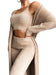 Kavari Royale 3-Piece Fleece Loungewear Set – Ultra Soft Comfort Wear