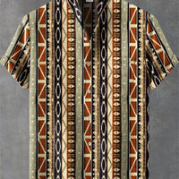 Kavari Royale Linen Striped Shirt – Short Sleeve Summer Essential