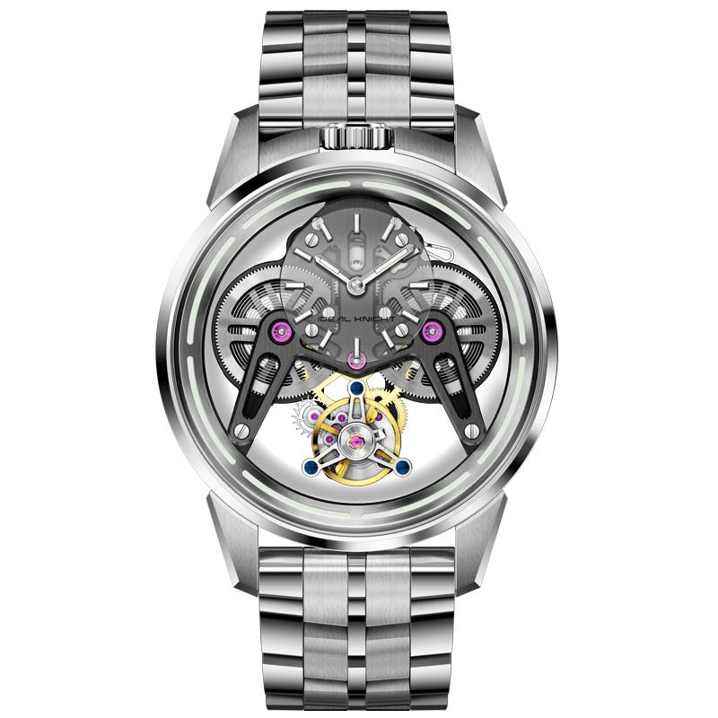 Men’s Luxury Tourbillon Watch | Armor Design Automatic Skeleton Mechanical Watch