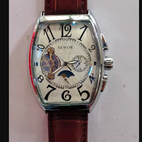Men’s Luxury Automatic Mechanical Watch | SEWOR Tourbillon Skeleton Star Design Watch