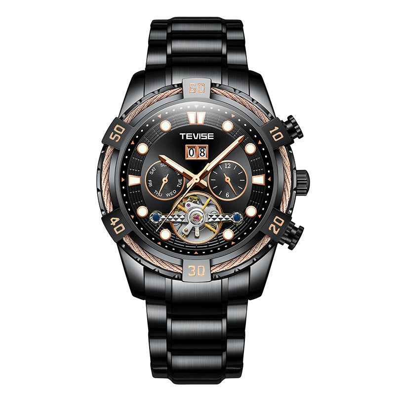 Men’s Waterproof Multi-Function Watch | Durable Quartz Sport Wristwatch with Date Function