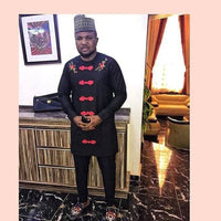 Kavari Royale Wedding Groom Luxury Bundle – Agbada & Senator Suit + FREE Chronograph Watch