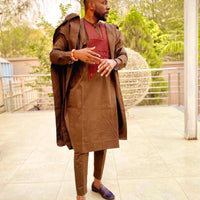 Kavari Royale Atelier Agbada for Men – African Wedding Suit, Dashiki & Kaftan Traditional Outfit