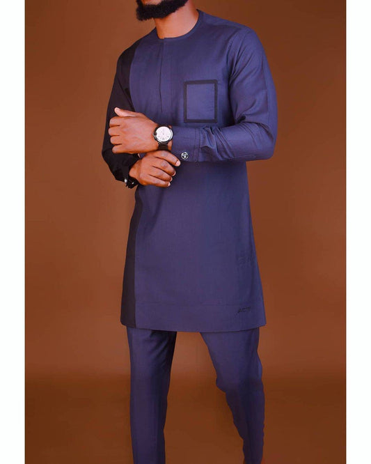 Kavari Royale Senator Suit – Men’s African Traditional Wear & Modern Kaftan Outfit